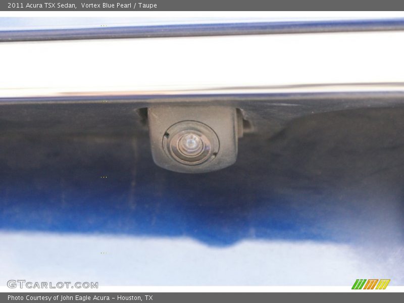 Vortex Blue Pearl / Taupe 2011 Acura TSX Sedan