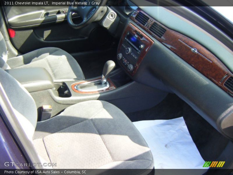 Imperial Blue Metallic / Gray 2011 Chevrolet Impala LT