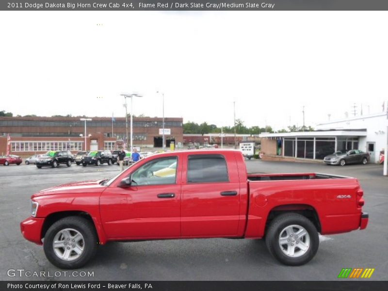  2011 Dakota Big Horn Crew Cab 4x4 Flame Red