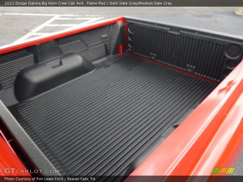 Flame Red / Dark Slate Gray/Medium Slate Gray 2011 Dodge Dakota Big Horn Crew Cab 4x4