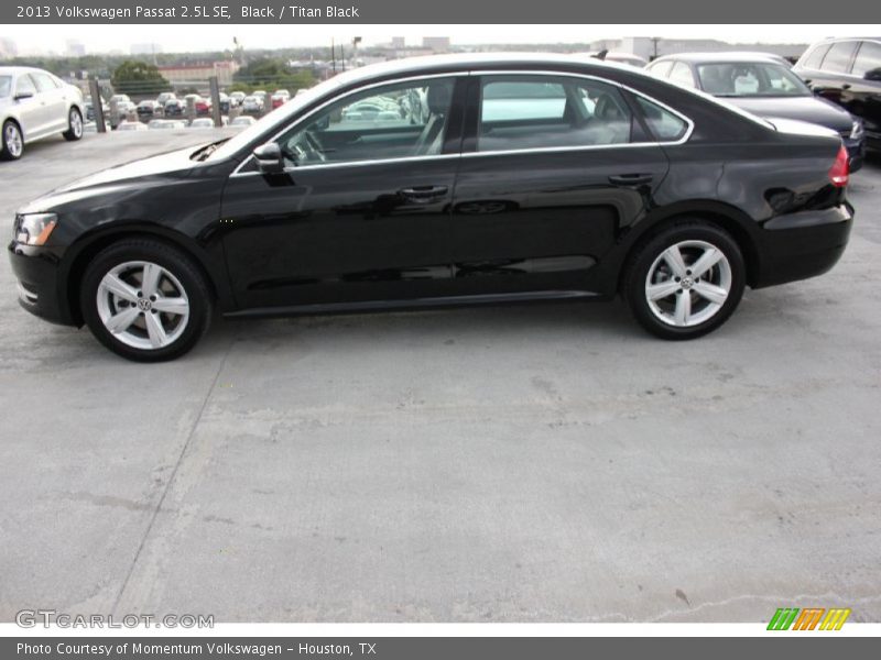 Black / Titan Black 2013 Volkswagen Passat 2.5L SE