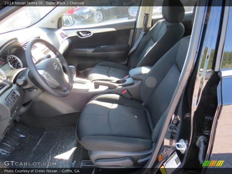Super Black / Charcoal 2014 Nissan Sentra SR
