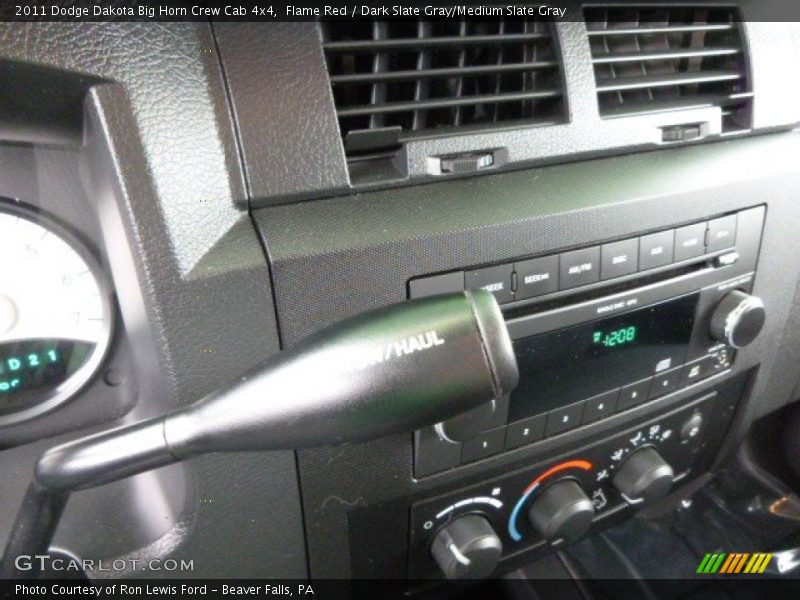 Flame Red / Dark Slate Gray/Medium Slate Gray 2011 Dodge Dakota Big Horn Crew Cab 4x4