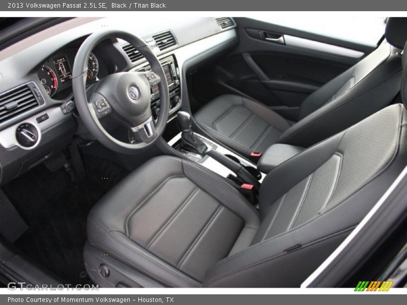 Black / Titan Black 2013 Volkswagen Passat 2.5L SE