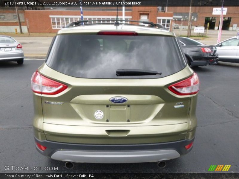 Ginger Ale Metallic / Charcoal Black 2013 Ford Escape SE 2.0L EcoBoost 4WD
