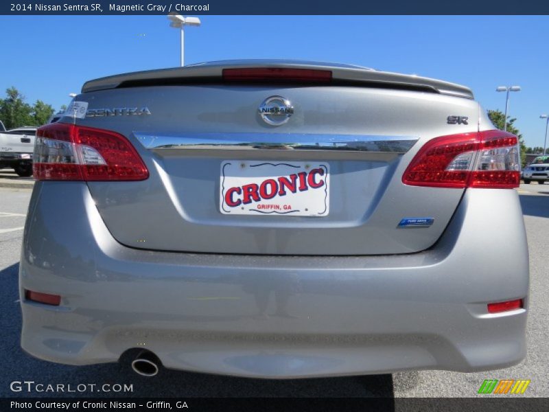 Magnetic Gray / Charcoal 2014 Nissan Sentra SR