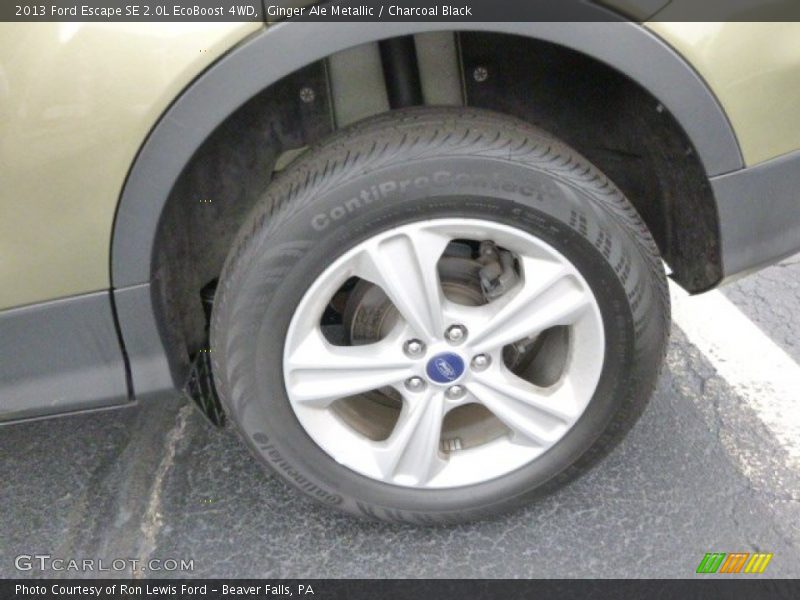 Ginger Ale Metallic / Charcoal Black 2013 Ford Escape SE 2.0L EcoBoost 4WD