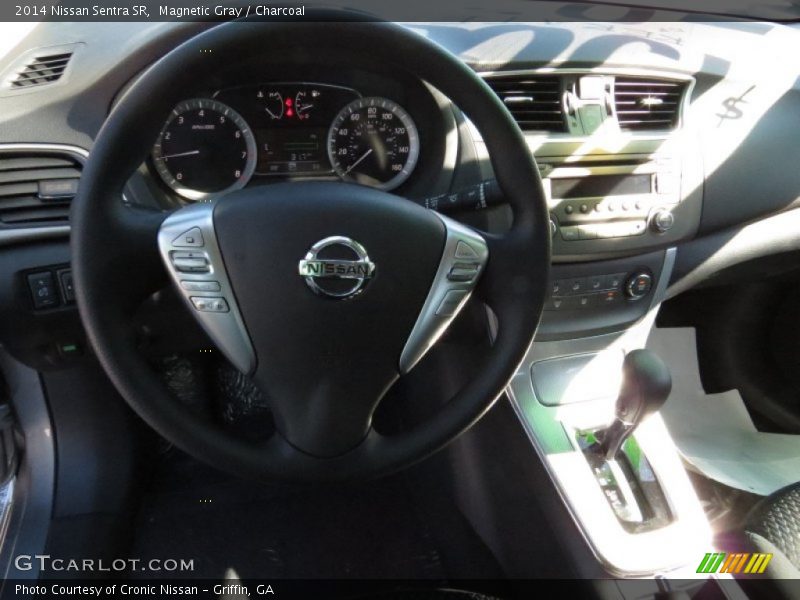 Magnetic Gray / Charcoal 2014 Nissan Sentra SR