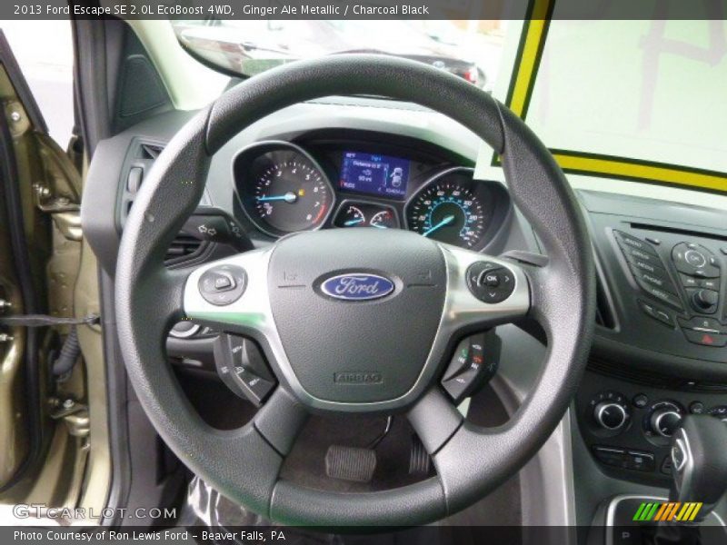 Ginger Ale Metallic / Charcoal Black 2013 Ford Escape SE 2.0L EcoBoost 4WD