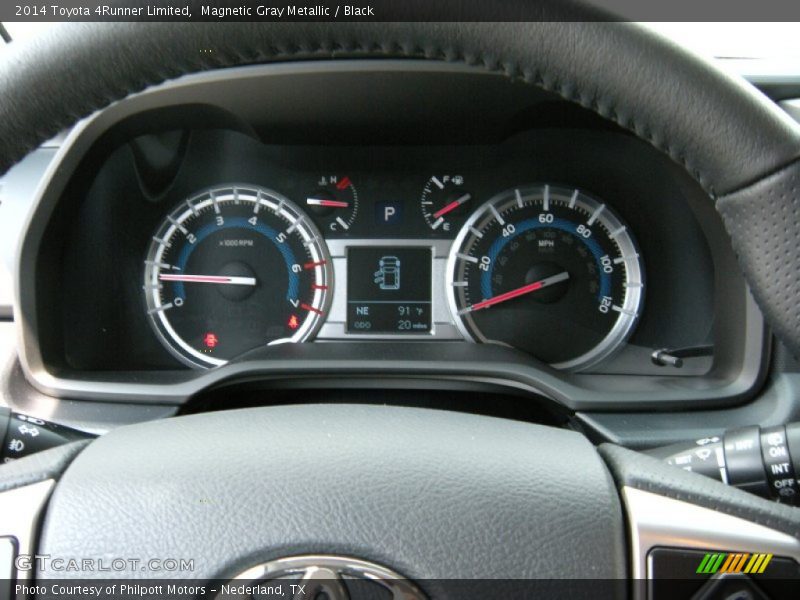 Magnetic Gray Metallic / Black 2014 Toyota 4Runner Limited