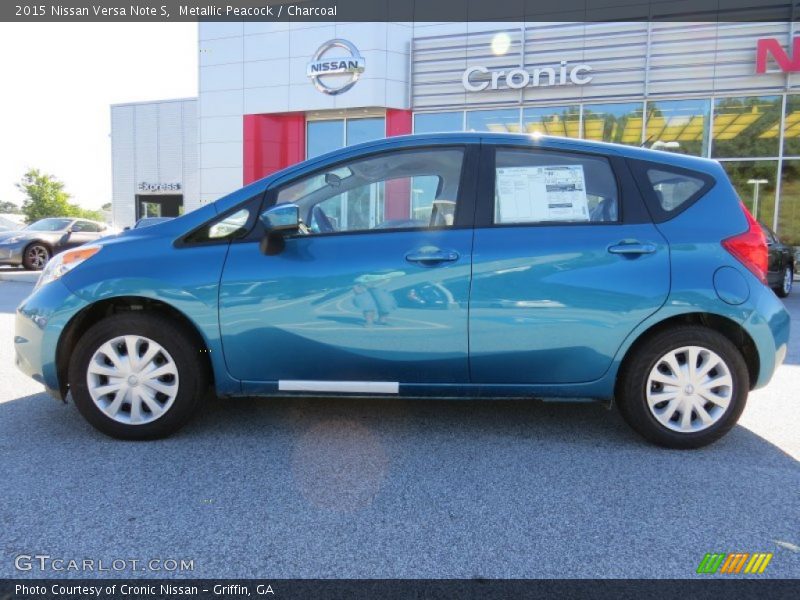 Metallic Peacock / Charcoal 2015 Nissan Versa Note S