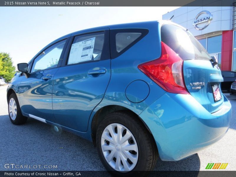 Metallic Peacock / Charcoal 2015 Nissan Versa Note S