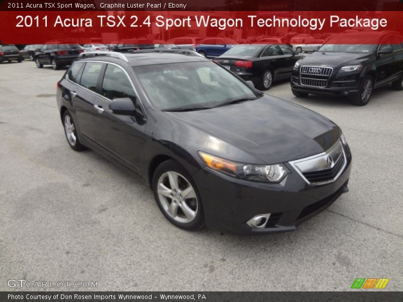 Graphite Luster Pearl / Ebony 2011 Acura TSX Sport Wagon