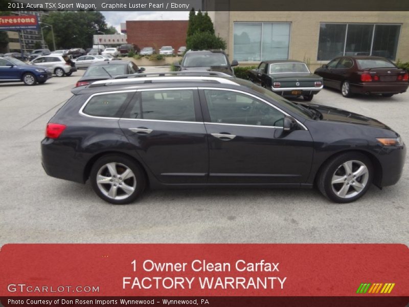 Graphite Luster Pearl / Ebony 2011 Acura TSX Sport Wagon