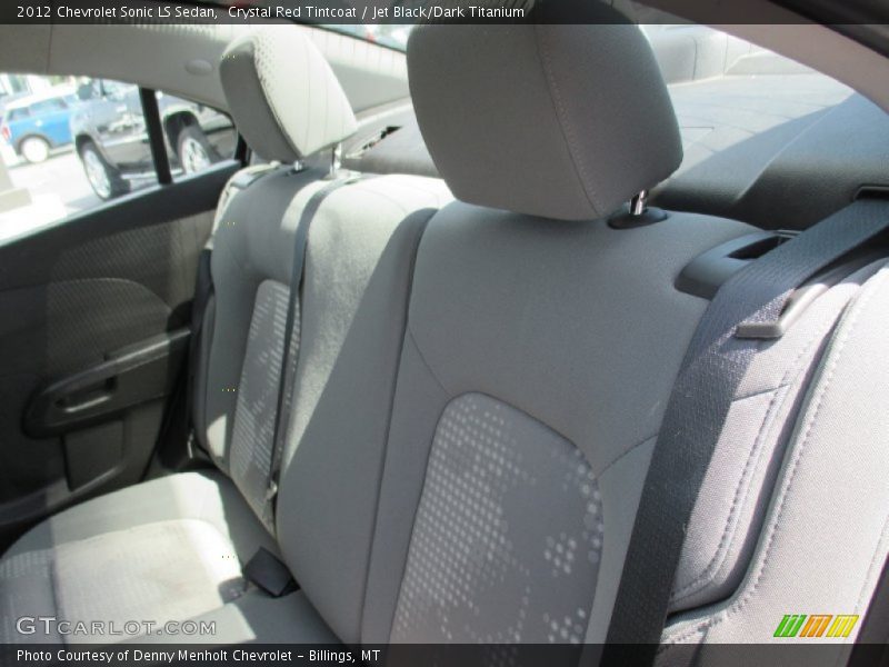 Crystal Red Tintcoat / Jet Black/Dark Titanium 2012 Chevrolet Sonic LS Sedan