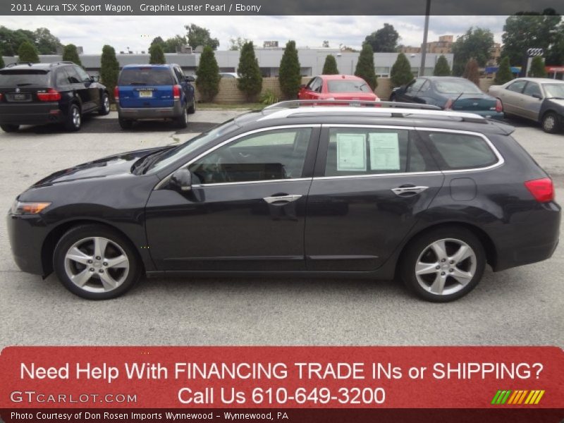 Graphite Luster Pearl / Ebony 2011 Acura TSX Sport Wagon