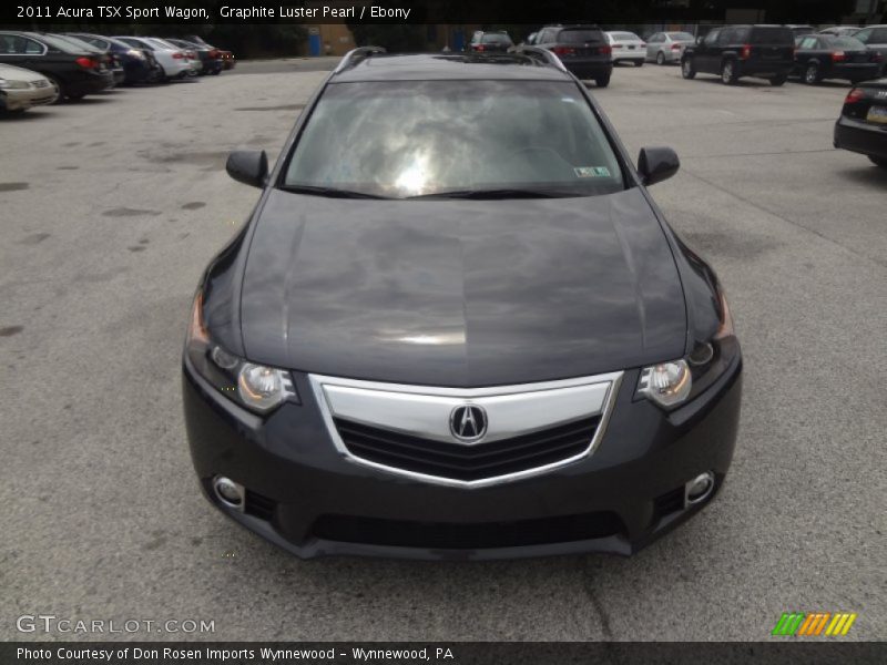 Graphite Luster Pearl / Ebony 2011 Acura TSX Sport Wagon