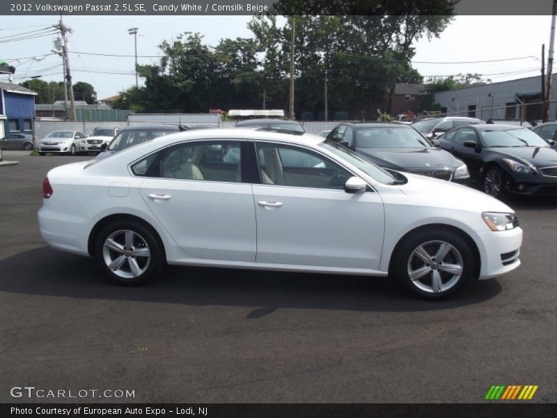 Candy White / Cornsilk Beige 2012 Volkswagen Passat 2.5L SE