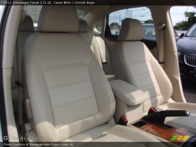 Candy White / Cornsilk Beige 2012 Volkswagen Passat 2.5L SE