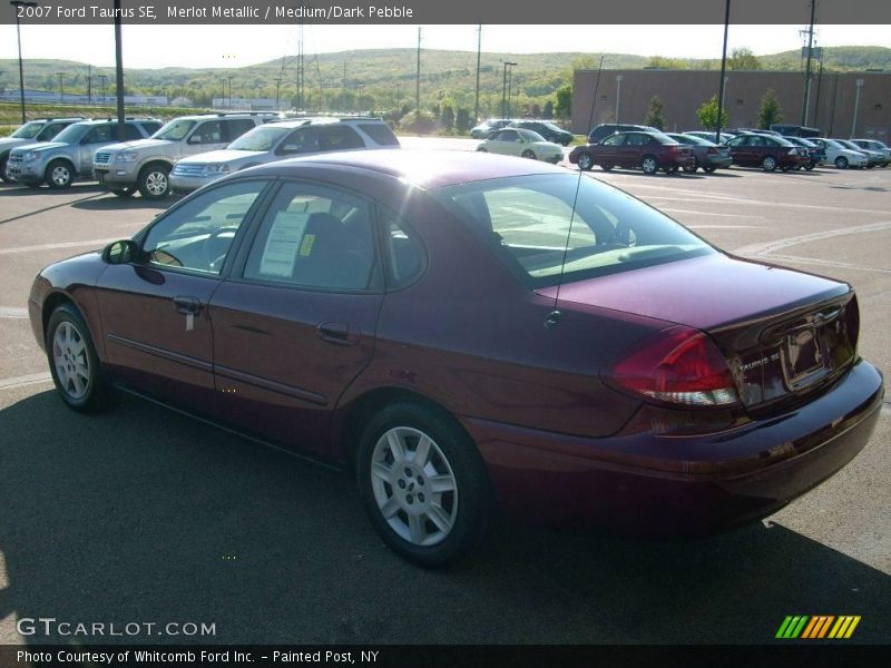 Merlot Metallic / Medium/Dark Pebble 2007 Ford Taurus SE