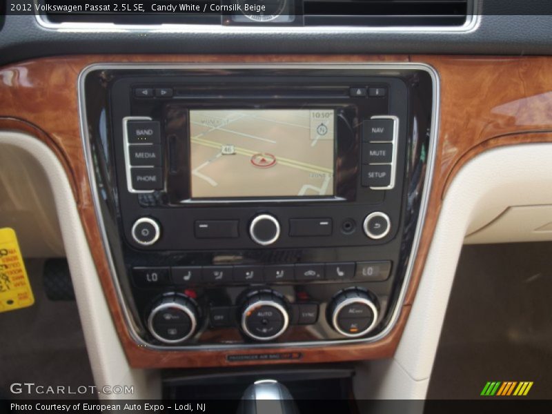 Candy White / Cornsilk Beige 2012 Volkswagen Passat 2.5L SE