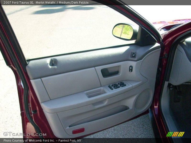Merlot Metallic / Medium/Dark Pebble 2007 Ford Taurus SE