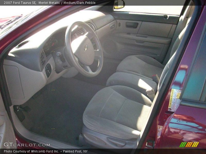 Merlot Metallic / Medium/Dark Pebble 2007 Ford Taurus SE