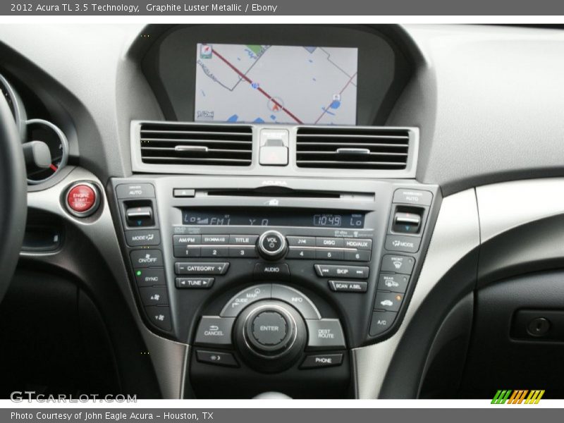Graphite Luster Metallic / Ebony 2012 Acura TL 3.5 Technology