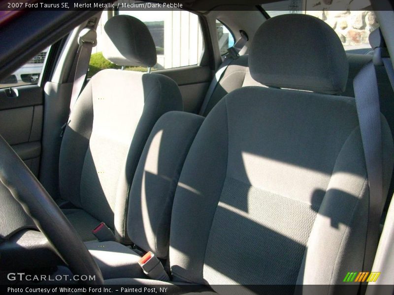 Merlot Metallic / Medium/Dark Pebble 2007 Ford Taurus SE