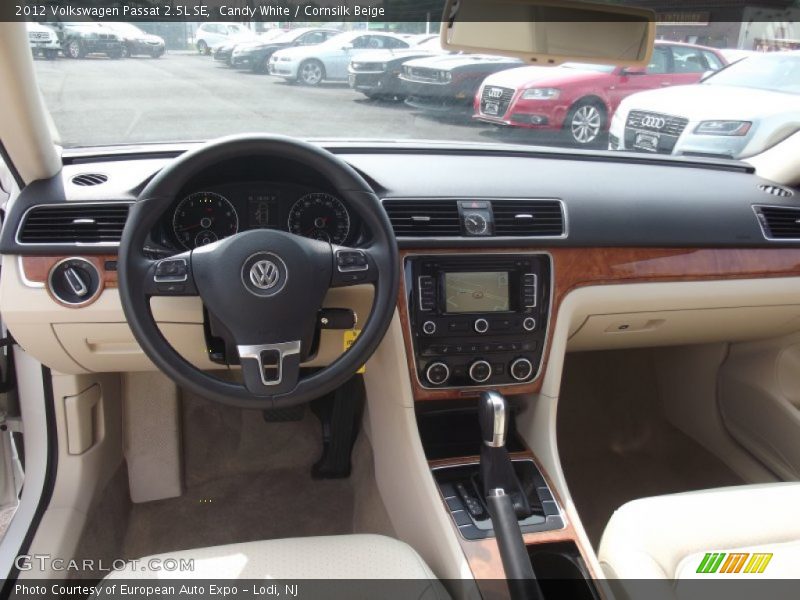 Candy White / Cornsilk Beige 2012 Volkswagen Passat 2.5L SE