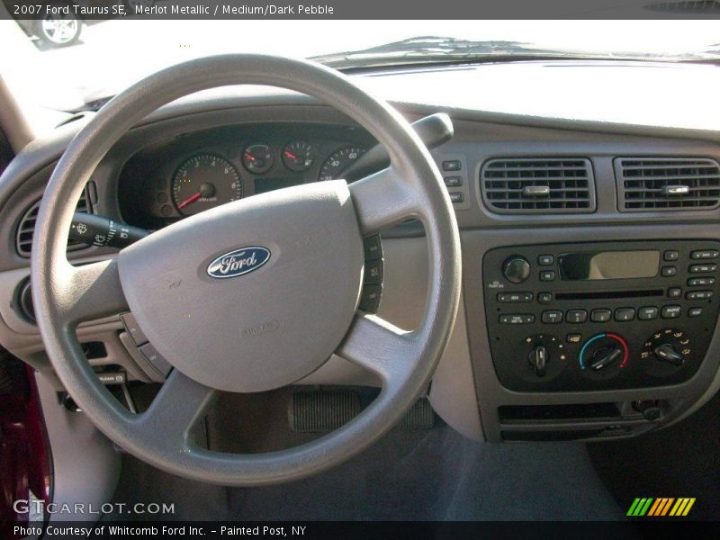 Merlot Metallic / Medium/Dark Pebble 2007 Ford Taurus SE