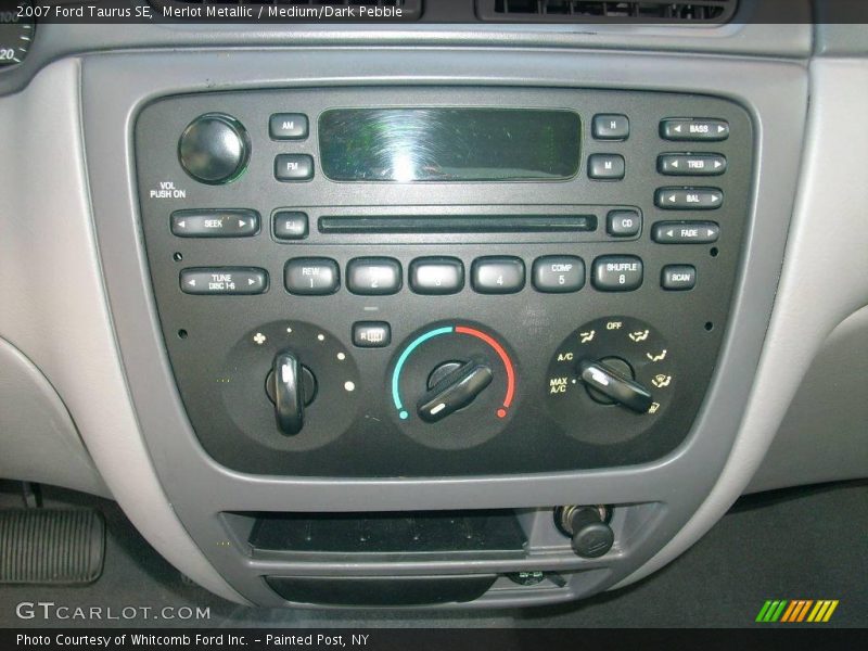 Merlot Metallic / Medium/Dark Pebble 2007 Ford Taurus SE