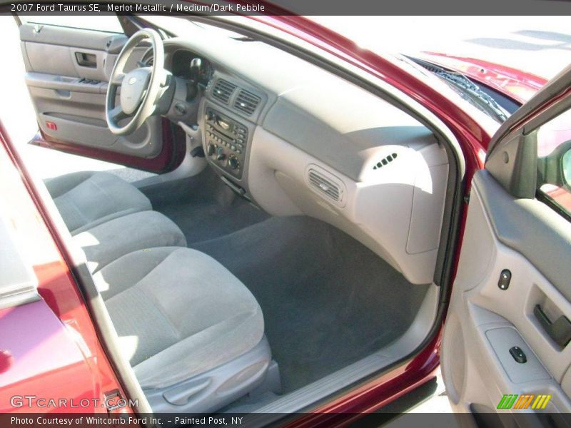 Merlot Metallic / Medium/Dark Pebble 2007 Ford Taurus SE