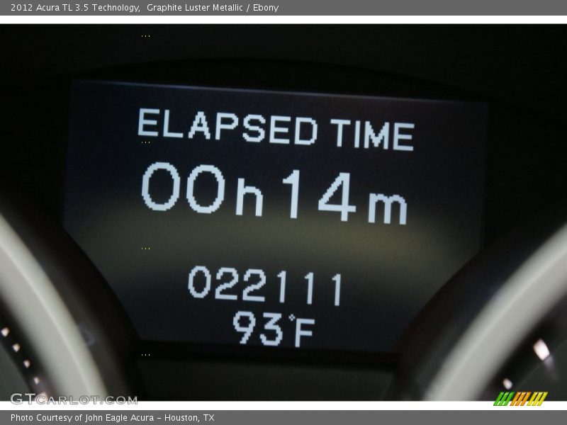 Graphite Luster Metallic / Ebony 2012 Acura TL 3.5 Technology