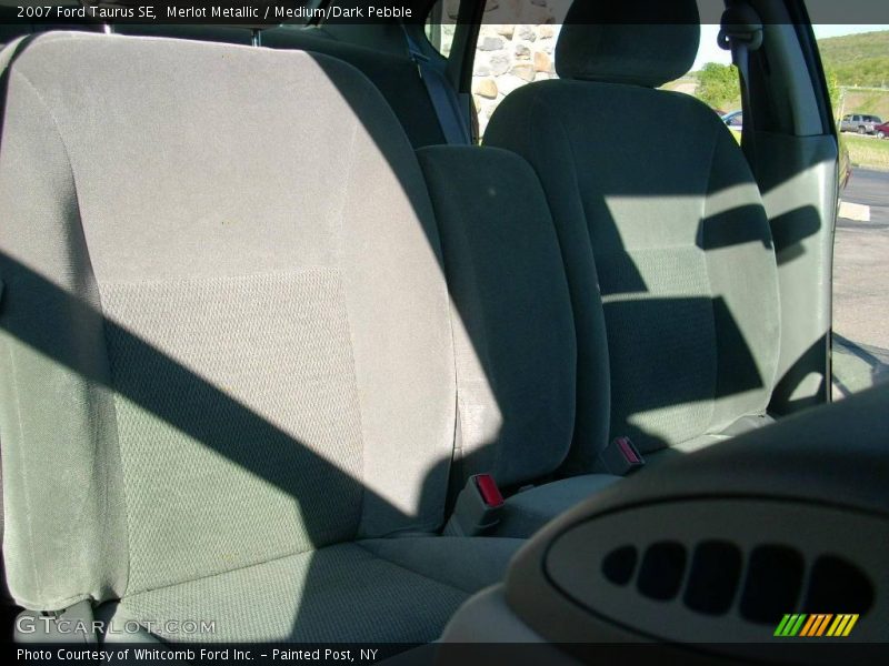Merlot Metallic / Medium/Dark Pebble 2007 Ford Taurus SE