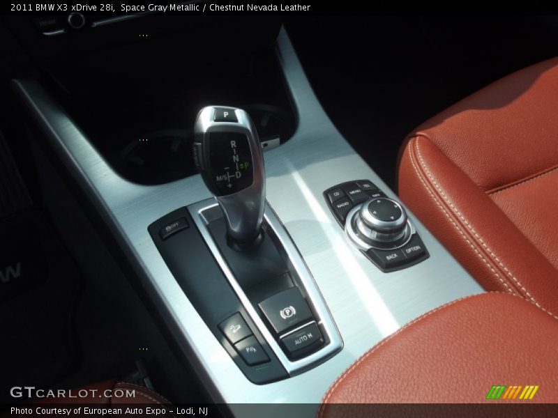 Space Gray Metallic / Chestnut Nevada Leather 2011 BMW X3 xDrive 28i