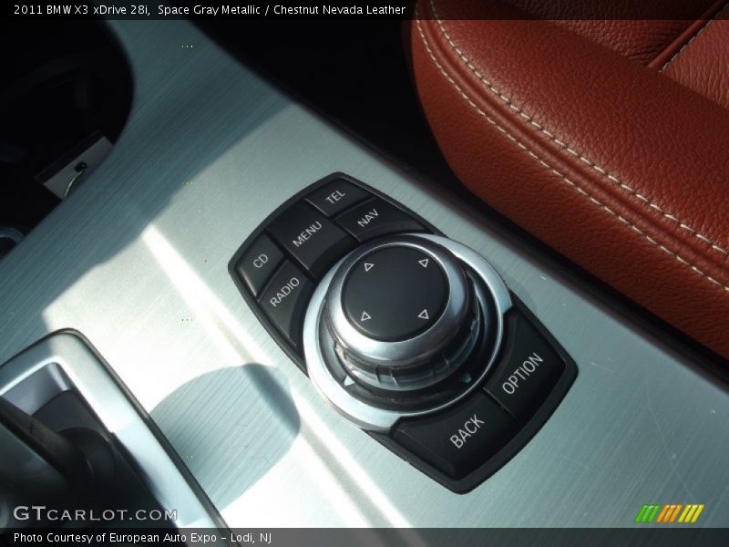 Space Gray Metallic / Chestnut Nevada Leather 2011 BMW X3 xDrive 28i