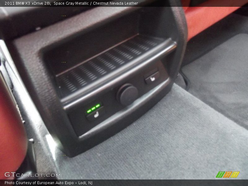 Space Gray Metallic / Chestnut Nevada Leather 2011 BMW X3 xDrive 28i