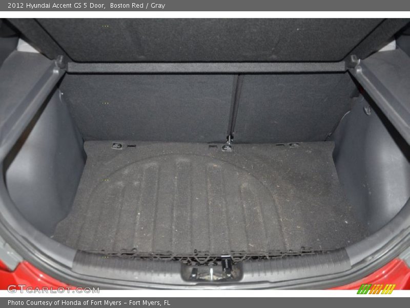 Boston Red / Gray 2012 Hyundai Accent GS 5 Door
