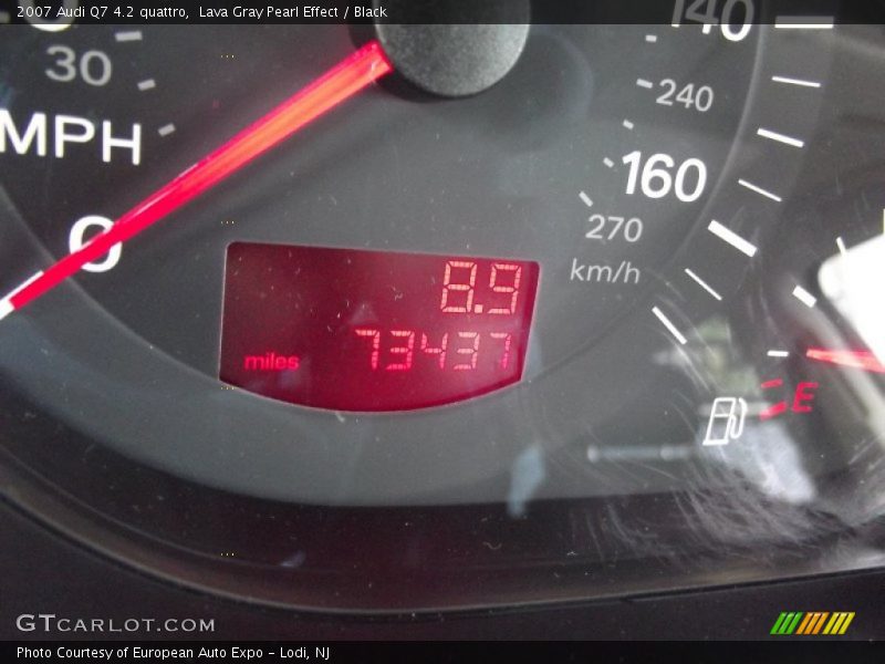 Lava Gray Pearl Effect / Black 2007 Audi Q7 4.2 quattro
