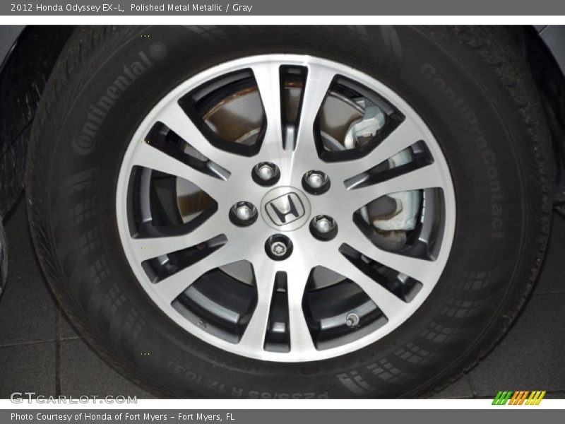 Polished Metal Metallic / Gray 2012 Honda Odyssey EX-L