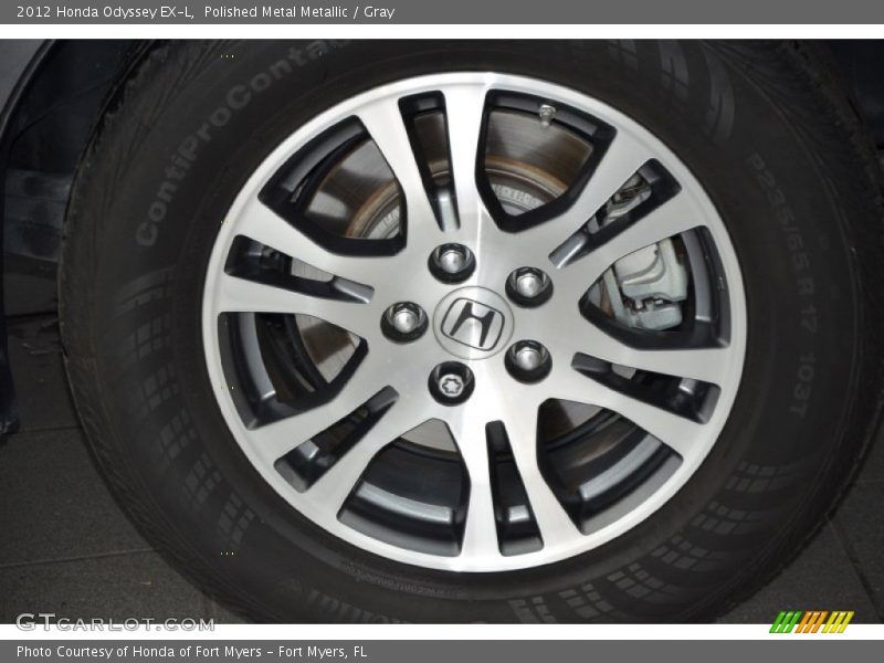 Polished Metal Metallic / Gray 2012 Honda Odyssey EX-L