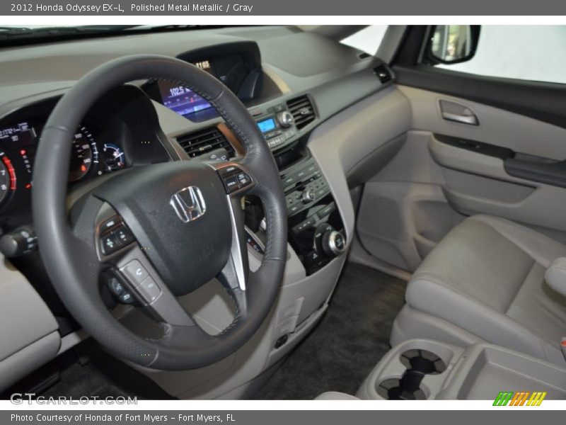 Polished Metal Metallic / Gray 2012 Honda Odyssey EX-L