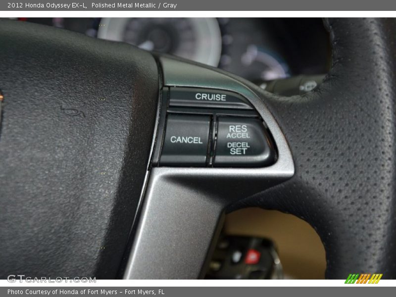 Polished Metal Metallic / Gray 2012 Honda Odyssey EX-L