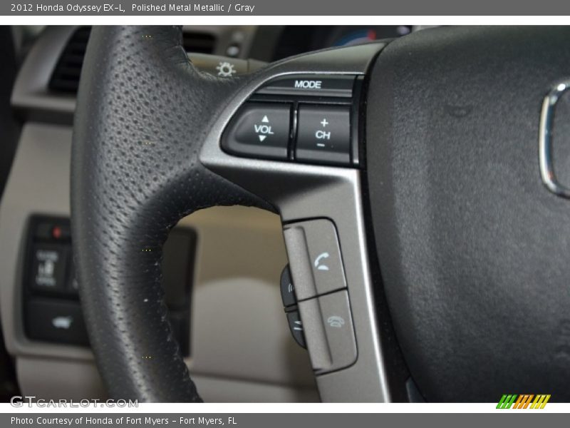 Polished Metal Metallic / Gray 2012 Honda Odyssey EX-L