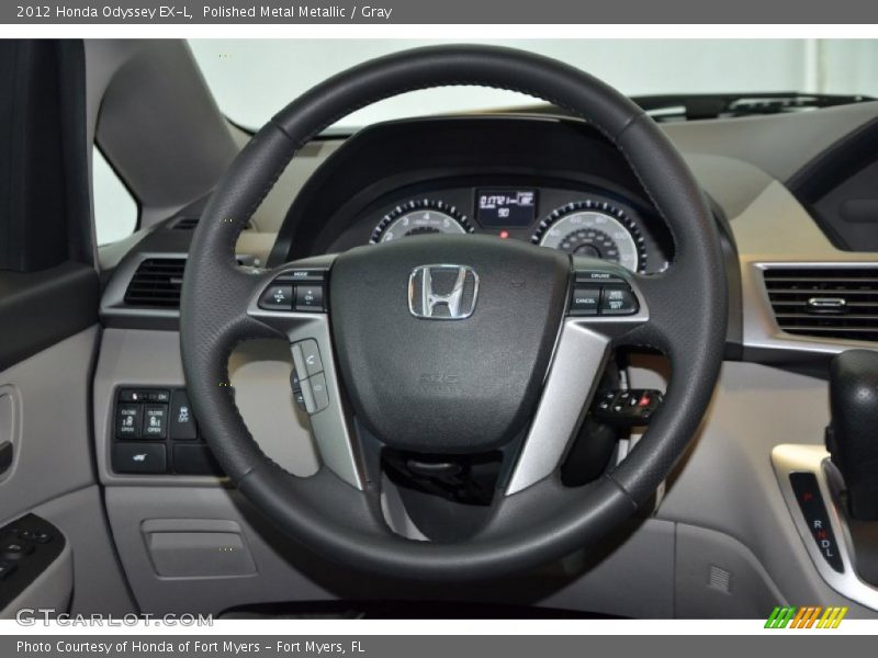 Polished Metal Metallic / Gray 2012 Honda Odyssey EX-L