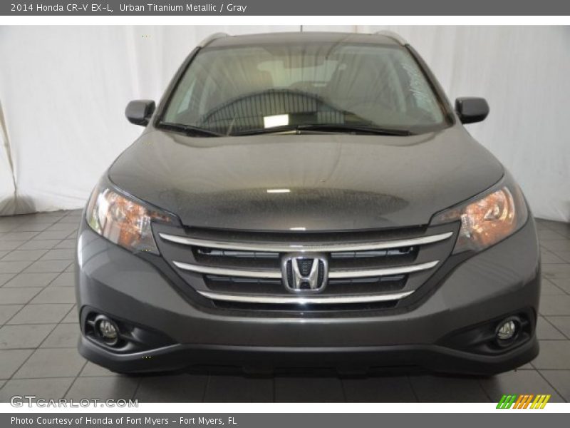 Urban Titanium Metallic / Gray 2014 Honda CR-V EX-L