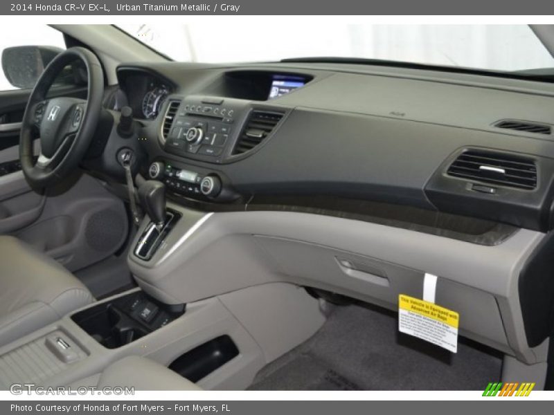 Urban Titanium Metallic / Gray 2014 Honda CR-V EX-L