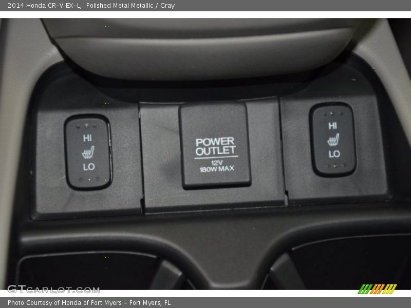 Polished Metal Metallic / Gray 2014 Honda CR-V EX-L