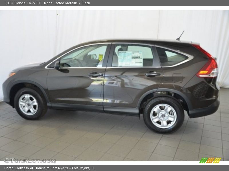 Kona Coffee Metallic / Black 2014 Honda CR-V LX